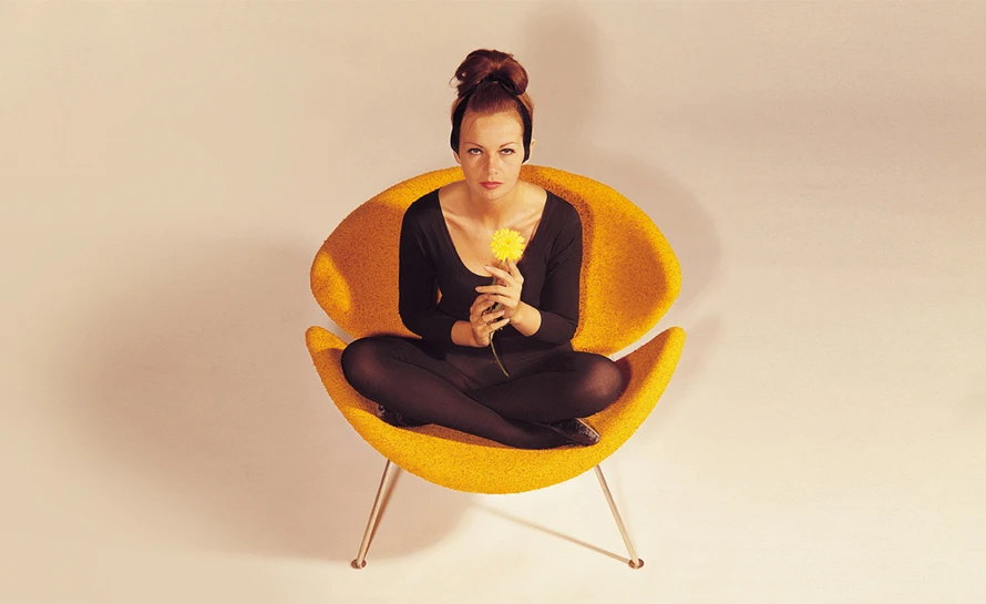 Pierre Paulin Orange Slice Chair - Image 8