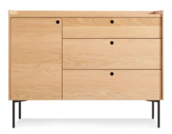 Peek 1 Door / 3 Drawer Credenza
