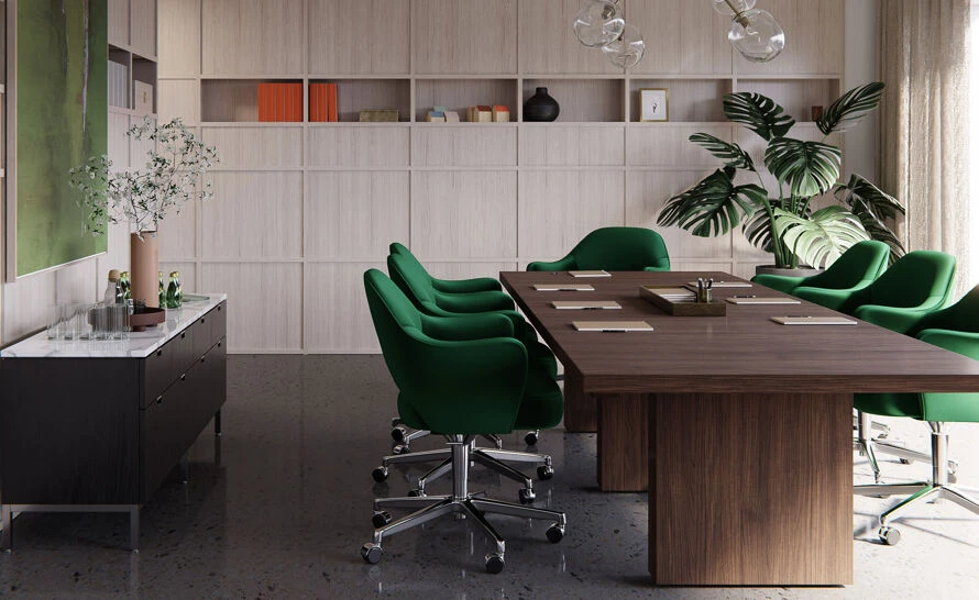 Saarinen Executive Swivel Arm Chair - Image 6