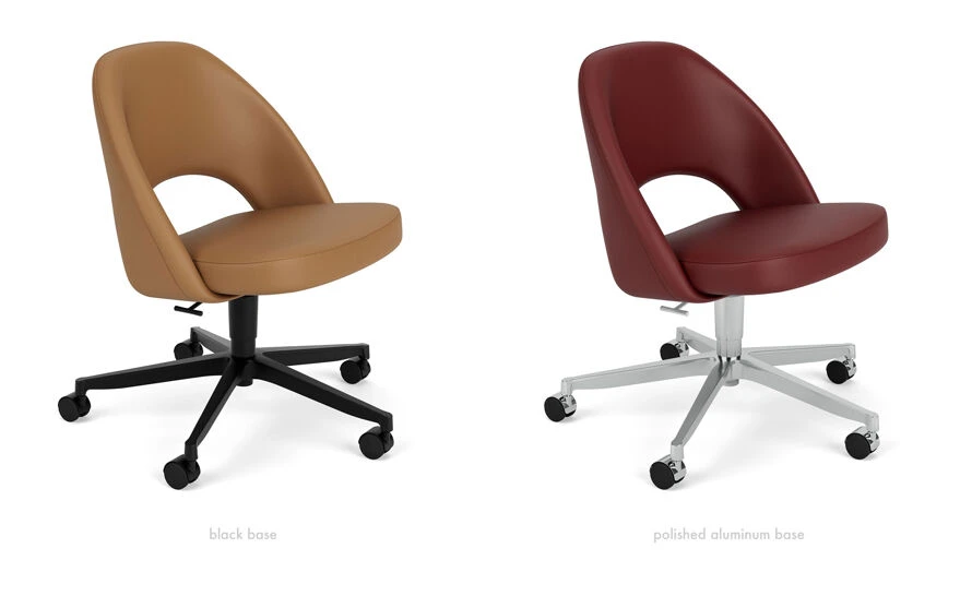 Saarinen Executive Swivel Side Chair - Image 6