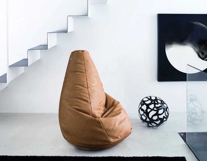 Sacco Easy Chair In Leather - Image 4