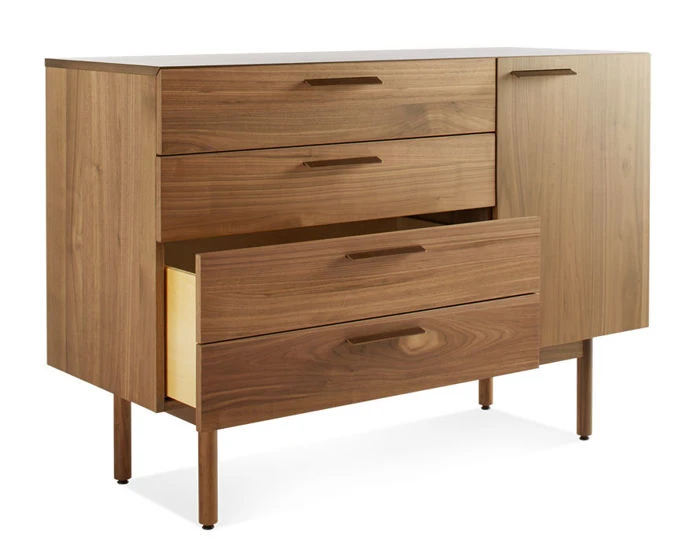 Shale 4 Drawer / 1 Door Credenza - Image 6