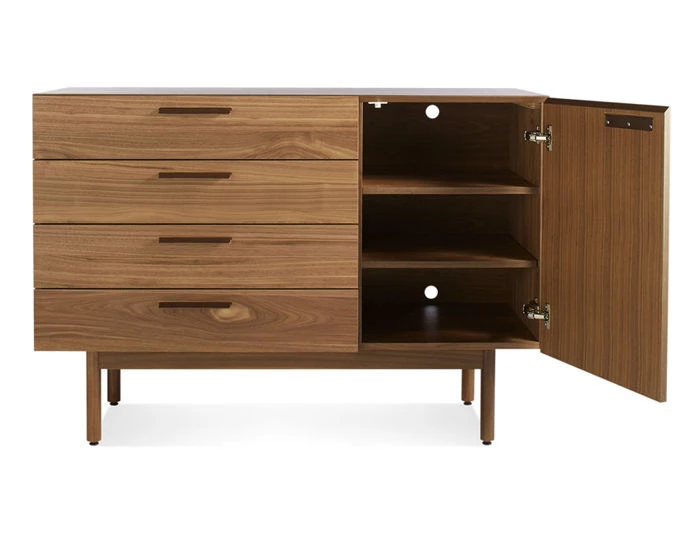 Shale 4 Drawer / 1 Door Credenza - Image 8