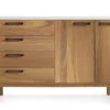 Shale 4 Drawer / 2 Door Credenza