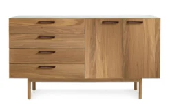 Shale 4 Drawer / 2 Door Credenza