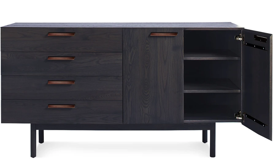 Shale 4 Drawer / 2 Door Credenza - Image 4