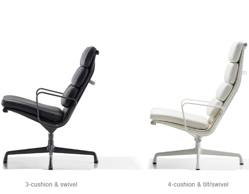 EamesĀ® Soft Pad Group Lounge Chair & Ottoman - Image 7