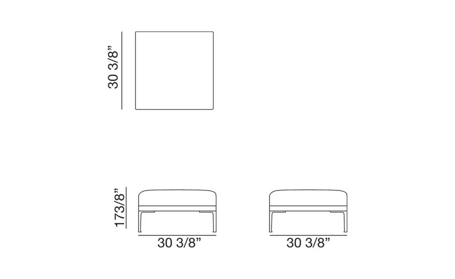 Steeve One Seat Bench - Image 2