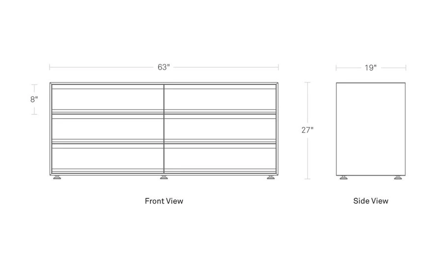 Superchoice 6 Drawer Dresser - Image 10
